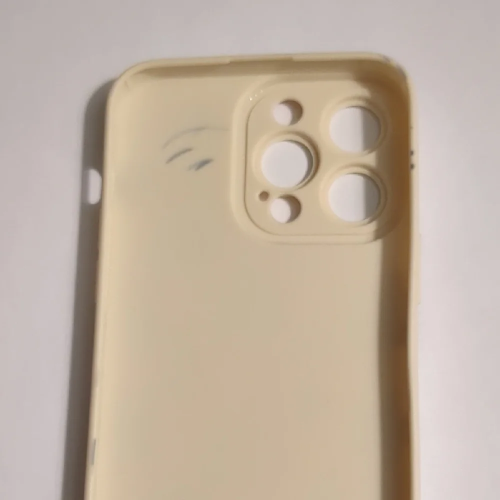 Festive Holiday Phone Case - Cream with Red and Green Trees